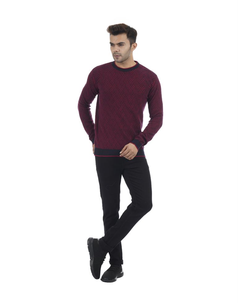 Porto Bello Men's Casual Winter Wear Pullover